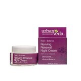 Crema notte rigenerante con olio di rosa damascena bio - pelli mature, Reviving - Urban Veda, 50 ml