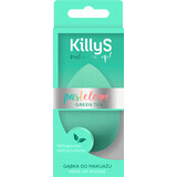 KillyS Pastelove spugna per uova trucco 3D con infuso di tè verde, 1 pz