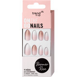 Trend !t up On The Go Nails unghie artificiali Boomer Rose, 15 pz