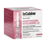 Fiale ialuroniche Flash Hair Moisture, 7 fiale x 5 ml, La Cabe