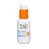 Siero viso invisibile Super UV Ambre Solaire, SPF 50+, 30 ml, Garnier