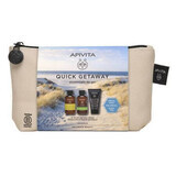 Travel face-body wash set, Apivita