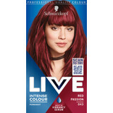 Schwarzkopf Live Tintura permanente per capelli 43 Rosso passione, 1 pz