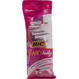 Rasoio BIC Twin lady, 5 pezzi