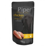 Alimento umido con pollo e riso integrale per cani Platinum Pure Dog, 150 g, Piper
