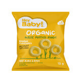 Puff organico Puff organico al gusto di banana Puff organico al gusto di banana, 7 mesi+, 12 g, Hey Baby