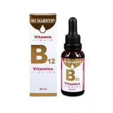 Vitamina B12 liquida, Ciancobalamina 2,5 mcg, 30 ml, Marnys