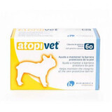 Coadiuvante nel ripristino e mantenimento della barriera epidermica nel cane Atopivet, 60 capsule, Bioiberica
