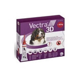 Antiparassitario esterno per cani oltre 40 kg Vectra 3D, 3 pipette, Ceva Sante