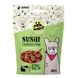 Snack di coniglio e pesce per cani Sushi, 500 g, Mr. Bandit