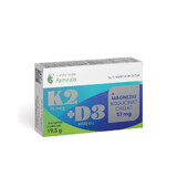 K2+D3+Chelato bisglicinato di magnesio, 30 compresse, Laboratoarele Remedia