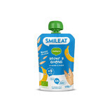 Organic mashed bananas, yoghurt and oats, +9 months, 100 g, Smileat