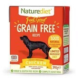 Feel Good Alimento umido per cani con Pollo, 390 g, NatureDiet