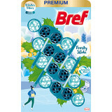 Bref Deodorante per WC Color Aktiv Frosty Slide, 4 pz