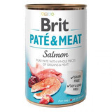 Pate &amp; Meat cibo umido al salmone per cani, 400 g, Brit