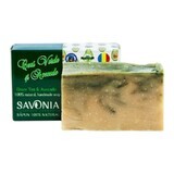 Sapone Naturale al Tè Verde e Avocado, 90g, Savonia