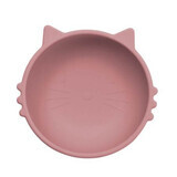 Ciotola in silicone Kitty I, 6 mesi+, Old Rose, Appekids