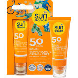 Sundance Protezione solare Crema viso combinata + Stick, 20 ml