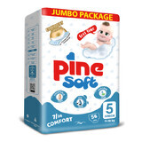Pannolini PINE Junior taglia 5, 11-18 kg x 56 pz.
