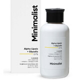 Reinigingsgel met Alpha Lipoic + Glycolic 0,7%, 100 ml, Minimalist