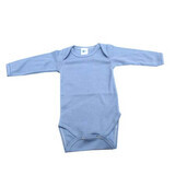 Body in cotone a maniche lunghe a costine, 18-24 mesi, Blu, Baltic Bebe