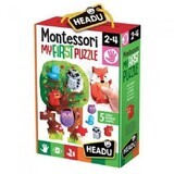 Montessori Il mio primo puzzle della foresta, +2 anni, Headu