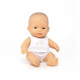 Muñeca Baby Asian Girl, 21 cm, Miniland