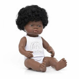 African Girl doll, 38 cm, +10 months, Miniland