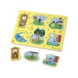 Houten puzzel met geluiden Kinderliedjes, Melissa&amp;Doug