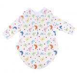 Sacco nanna con maniche lunghe Butterflies, 0 - 3 mesi, Baltic Bebe