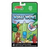 Libro para colorear Animales Agua Wow, 3 años +, Melissa&amp;Doug