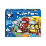 Gioco da tavolo Muddy Trucks, 3-6 anni, Orchard