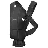 Mochila Porta Bebé Anatomic Mini, 0-1 años, Negro, BabybBjorn