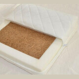 Coconut fibre and foam mattress, 120x60x8 cm, Saltsib