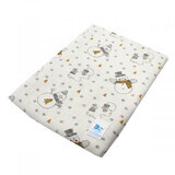 Couche en mousseline duveteuse, 80x100 cm, Baltic Bebe