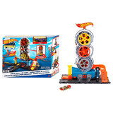 Ensemble de jeu Hot Wheels City Vulcanization Super Twist, 4 ans et +, Hot Wheels