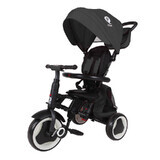 Triciclo pieghevole per bambini Rito Plus, nero, Qplay