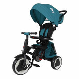 Triciclo pieghevole per bambini Rito Plus, turchese, Qplay