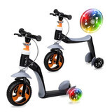 Elios, Orange, MoMi 2 in 1 convertible scooter without pedals