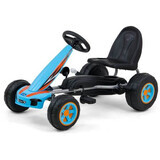 Carrello a pedali per bambini Viper, blu, Milly Mally