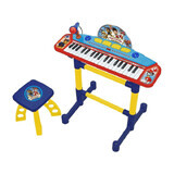 Electronic keyboard with microphone and Paw Patrol chair, 3-7 years, Reig