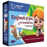 Pacchetto matita e libro interattivo, inglese e gioco in un unico posto, Raspundel Istetel