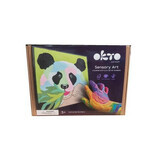 Set da colorare con argilla, 29 x 29 cm, Panda, Okto