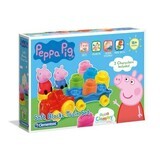 Set treno cubo Peppa Pig, +18 mesi, Clementoni