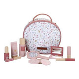 Kit da trucco in legno con borsa, +3 anni, Little Dutch