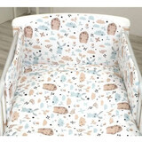 Set di biancheria da letto con protezione laterale, Rabbit, 120 x 60 cm, Amy