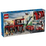 Brandweerkazerne en brandweerwagen, +6 jaar, 60414, Lego City