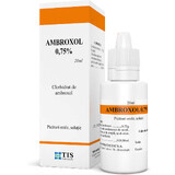 Ambroxol 0,75%, gocce soluzione orale, 20 ml, Tis Farmaceutic 