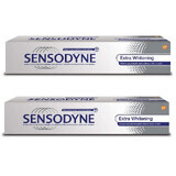 Sensodyne Extra Whitening Toothpaste Package, 100 ml + 100 ml, Gsk