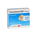 Paracetamol 125 mg, 6 suppositories, Antibiotice SA